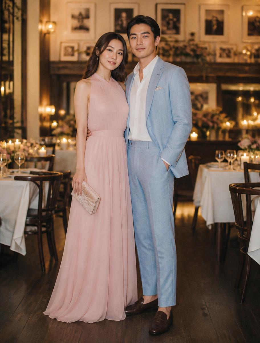 Hồng pastel & xanh baby